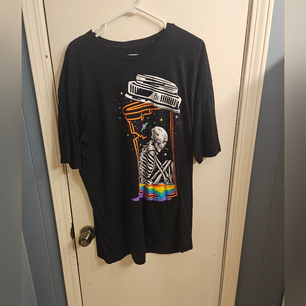 Black Graphic T-Shirt 3XL